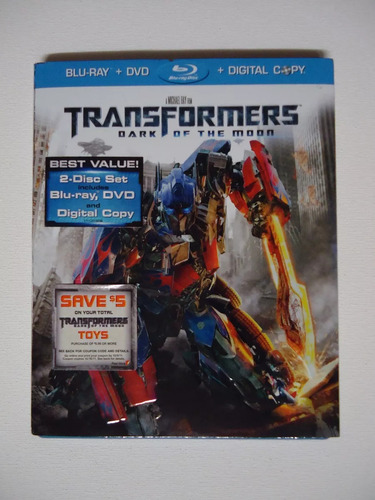 Pelicula Blu-ray - Transformers  Dark Of The Moon 