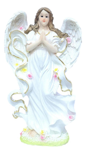 Estatua De Ángel Religioso Escultura Decoración 25cm