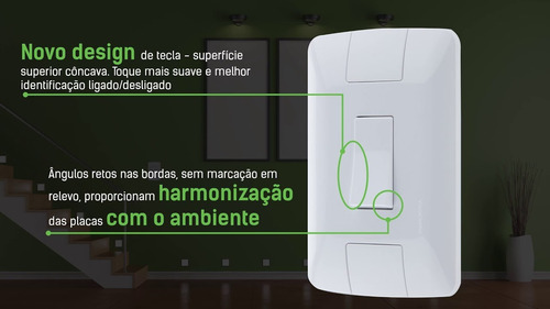 Imagem 5 de 7 de 20 Tomadas Tramontina E 5 Interruptor Aria Completa Oferta