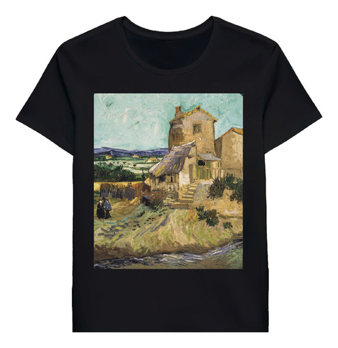 Remera Vincent Van Gogh The Old Mill Retro Aesthetiage A1262