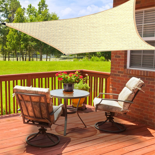 Red De Protección Solar Multiusos Beige Engrosada Para Uso D