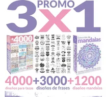 Comprar Combo 3x1 3000 Frases +4000 Plantillas Taza +1200 Mandalas