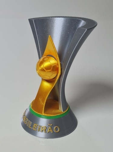 Miniatura Taça Campeonato Brasileiro Feita Em Impressão 3d