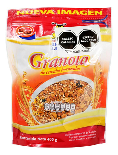 3 Pzs Dulcerel Granola Mezcla De Cereales Horneados Don Luis
