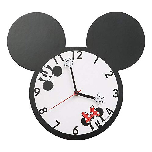 89189 Reloj De Pared Decorativo Forma De Mickey Y Minni...