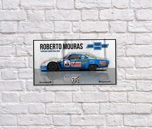 Calcos Roberto Mouras Tc Chevy Dodge Turismo Carretera 18x10