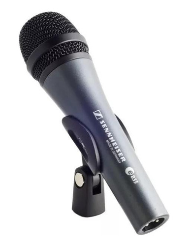 Microfone Sennheiser E 835 Dinãmico Cardioide Vocal Cor Cinza-escuro
