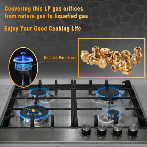 Kit De Conversión Grlp4 Lp, Orificio De Propano, Con Gas A P