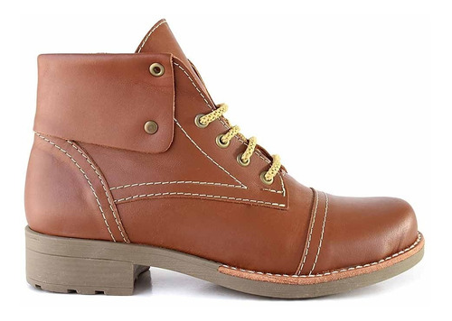 Borcego Botineta Cuero Mujer Briganti Zapato Taco Mcbo24693