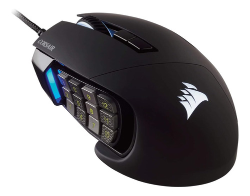 Mouse Corsair Scimitar Pro Rgb - Mmo Gaming Negro