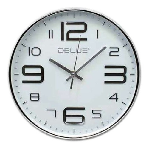 Reloj Pared Mural Redondo 30cm Pvc 03-dbrel04