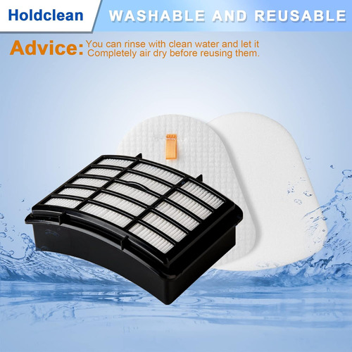 Holdclean Filtros Para La Elevación De Shark Navigator Nv350