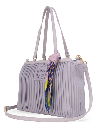 Bolsa Satchel Cloe Banyla Grande Color Lila