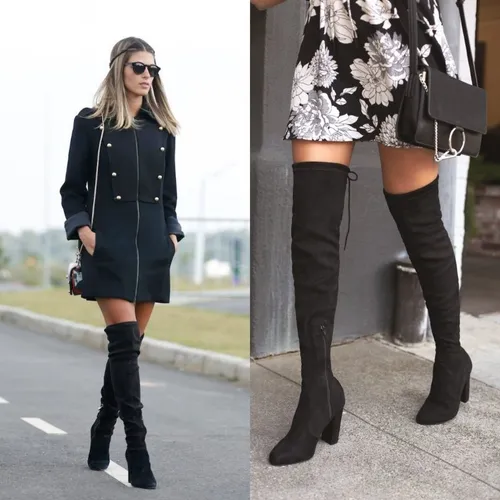 Bota via marte over knee feminina sales