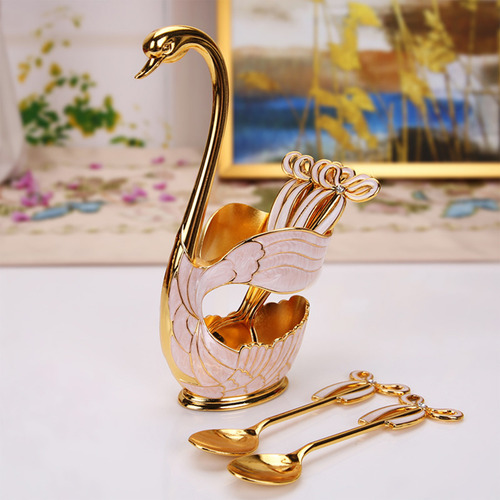 Juego De Cucharas Compositivas Con Base Exquisita Y Moderna