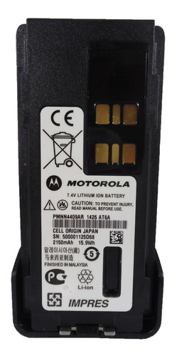 Bateria Para Radio Portatil Motorola Dep550e Pmnn4409ar