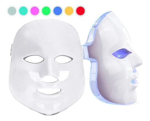 Anti-arrugas Mascarilla Facial Cuidado De La Piel 7 Luz Led