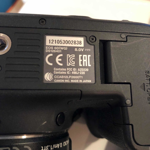 Imagen 9 de 9 de Camara Canon Eos 6d Full Frame / Hd Lente 24-105 C Nueva!