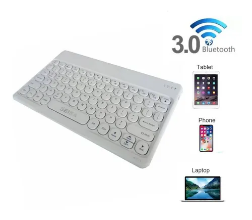 Mini Teclado Inalámbrico Ultra Delgado Bluetooth 3.0 Dn-h031