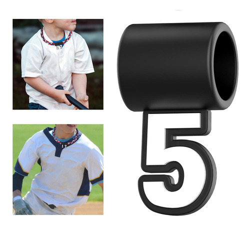 Collar Con Número De Béisbol, Collar Para Número 5