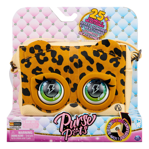 Purse Pets, Leoluxe - Bolso Interactivo De Leopardo Para Mas