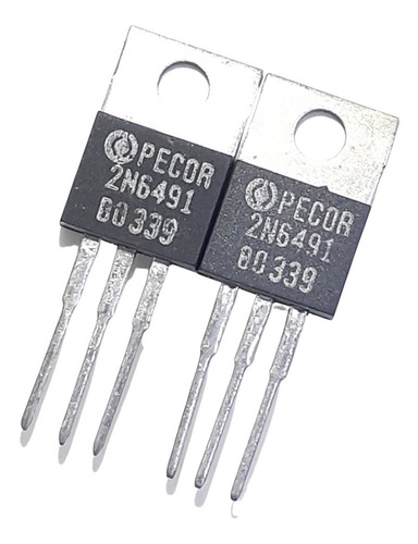 Kit 5 Transistor Pnp 2n6491 80v 15a O Nte332