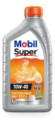 Mobil Super Moto Sccoter 4t 10w-40 1 Litro 