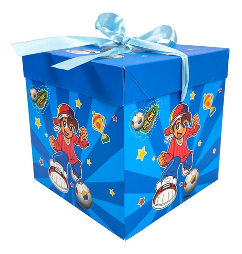 Caja De Regalo Sorpresa Desayuno Plegable 15cm Niños 5013