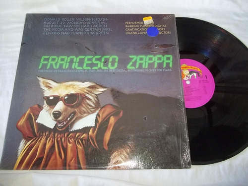 Lp Vinil - The Music Of Francesco Zappa