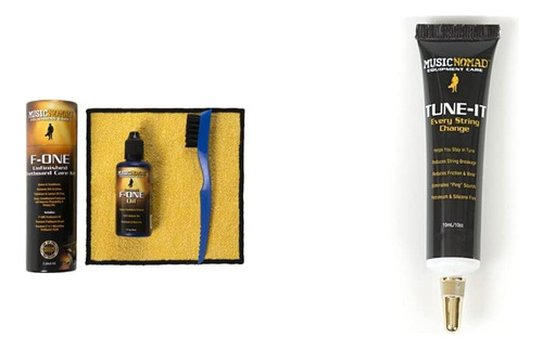 F-one - Kit De Cuidado De Diapasón Sin Terminar, Aceite, Pañ