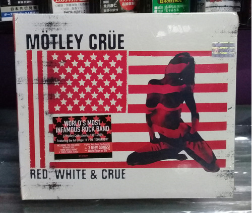 Motley Crue- Red, White & Crue. Cd Doble Argentina.