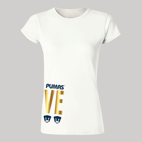 Jersey Playera Fútbol Pumas Unam Mujer Love 2