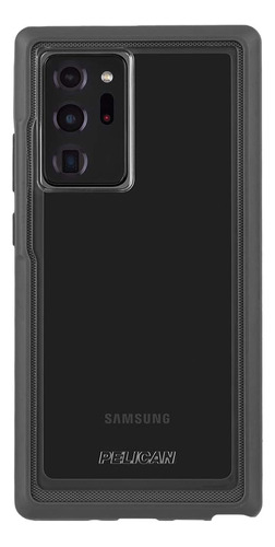 Funda Pelican Para Galaxy Note 20 Ultra Premium Clear/gray