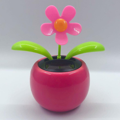 Imagen 11 de 12 de 2 Uds Juguete De Flor De Baile Con Solapa Con Energía Solar