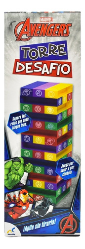 Juego De Mesa Original Marvel Avengers Torre Desafió