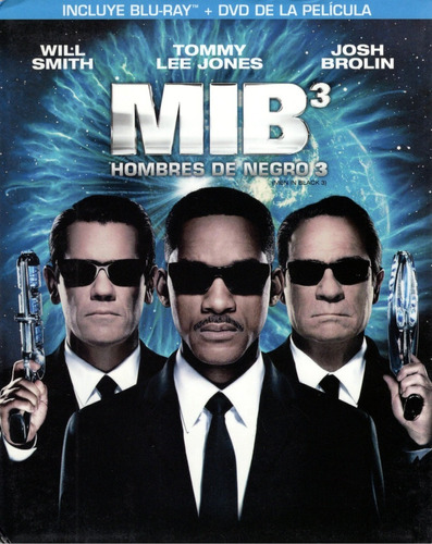 Hombres De Negro 3 Tres Men In Black Pelicula Blu-ray + Dvd