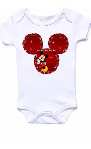Pa alero Mickey Destellos Navidad Dise o 105 Playeras Beloma