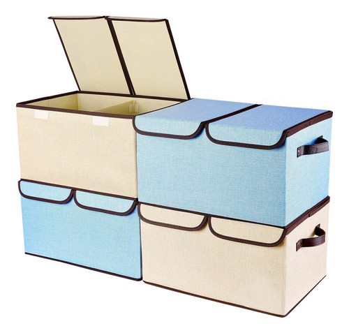 Senbowe - Cubos De Almacenamiento Más Grandes (paquete De 4)