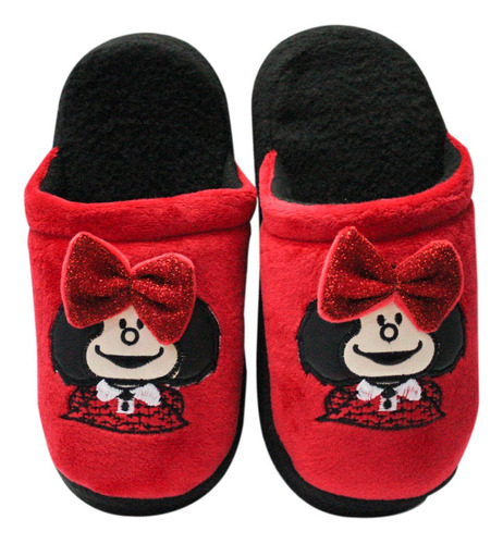 Pantuflas Bordadas Mafalda 