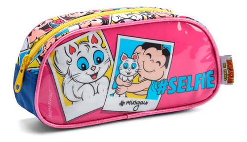 Estuche escolar Monica's Turma Magali y Pink Porridge - Luxcel