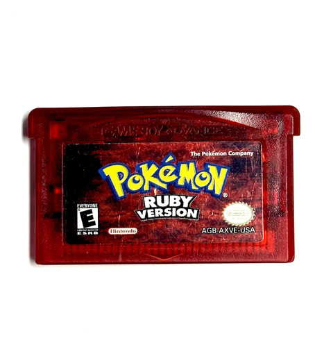 Pokémon Ruby Version - Juego Original Para Game Boy Advance