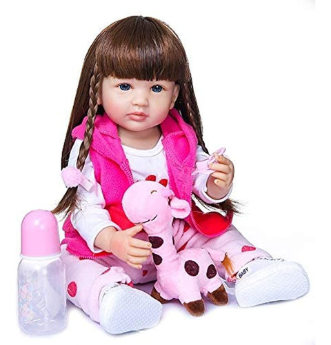 Icradle Real Reborn Baby Doll Posable Full Silicone Body 22 