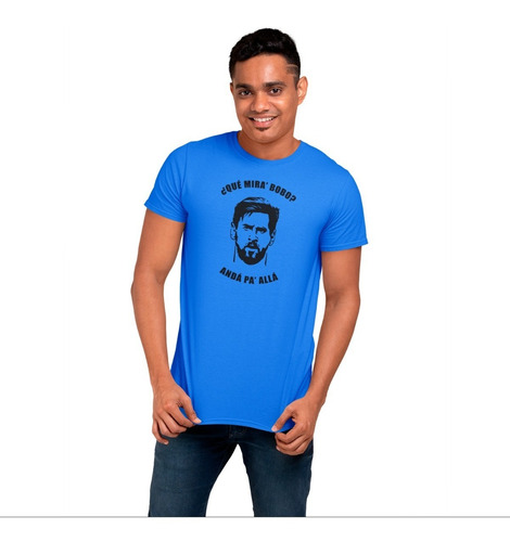 Imagen 2 de 4 de Playera Mundial Qatar - Unisex - Messi - ¿qué Mira Bobo?