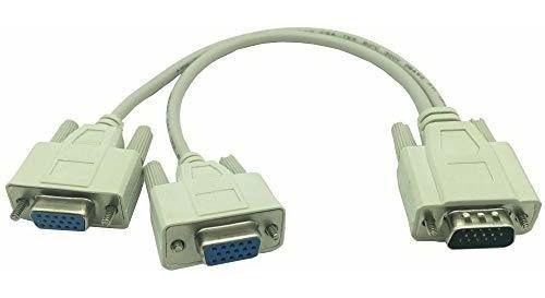 Cables Vga, Video - Cablevantage 1 Macho Vga A 2 Hembra Vga 