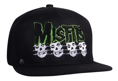 Gorra Plana Misfits Calaveras