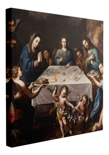 Cuadro Bendicion De La Mesa - José De Alcíbar 60x60