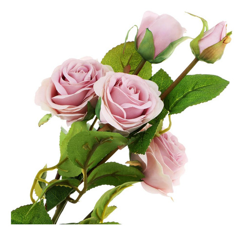 Flores Artificiales Ramo De Rosas Arreglo Floral