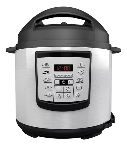 Olla De Presion Digital Multicooker Black&decker 11 En 1 6lt