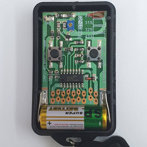Imagem 2 de 2 de Controle Remoto 292 Mhz De Corte Para Portão Eletrônico