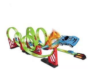 Pista Carro Set Armable Track Racing Rotación Juguete Niños